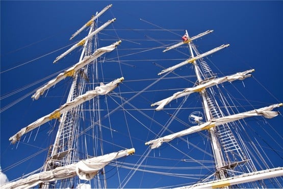 Tall ship Kruzenshtern (Rusland)